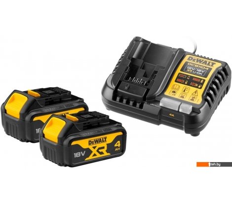  - Аккумуляторы и зарядные устройства для инструмента DeWalt DCB1104M2 (18В/2x4 Ач) - DCB1104M2 (18В/2x4 Ач)