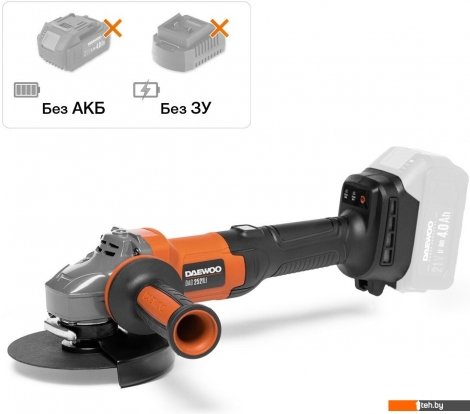  - Угловые шлифмашины (болгарки) Daewoo Power DAG 2521Li (без АКБ) - DAG 2521Li (без АКБ)