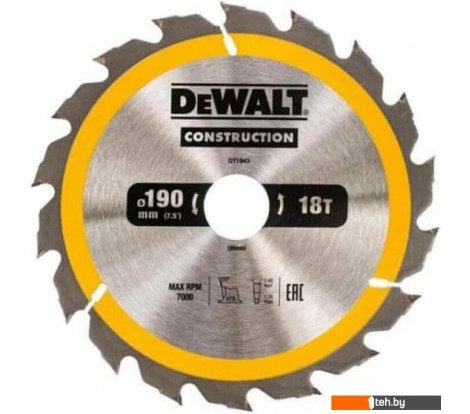  - Пильные диски DeWalt DT1943 - DT1943