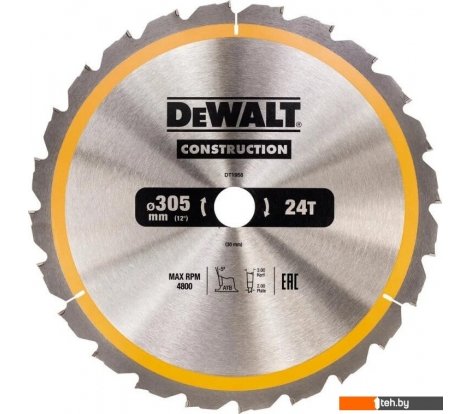  - Пильные диски DeWalt DT1958 - DT1958