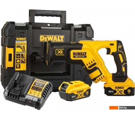  - Циркулярные, торцовочные и сабельные пилы DeWalt DCS369P2 (с 2-мя АКБ, кейс) - DCS369P2 (с 2-мя АКБ, кейс)