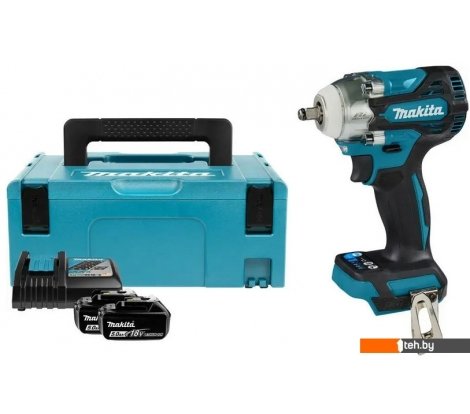 - Шуруповерты, гайковерты, электроотвертки Makita DTW302RTJ (с 2-мя АКБ, кейс) - DTW302RTJ (с 2-мя АКБ, кейс)