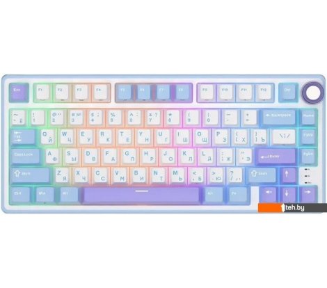  - Клавиатуры Royal Kludge R75 RGB Taro Milk (RK Silver) - R75 RGB Taro Milk (RK Silver)