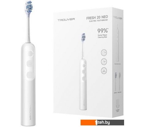  - Электрические зубные щетки и ирригаторы Trouver Fresh 20 NE0 Electric Toothbrush ATB23B (белый) - Fresh 20 NE0 Electric Toothbrush ATB23B (белый)