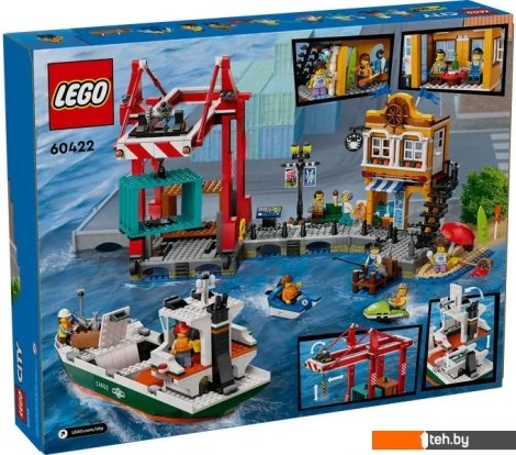  - Конструкторы LEGO City 60422 Морской порт с грузовым судном - City 60422 Морской порт с грузовым судном