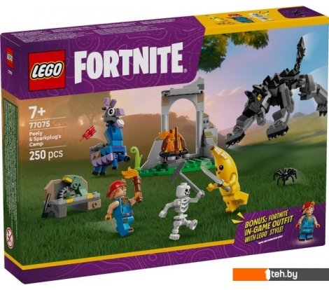  - Конструкторы LEGO Fortnite Лагерь Пили и Спаркплаг 77075 - Fortnite Лагерь Пили и Спаркплаг 77075
