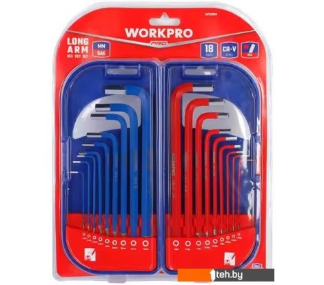  - Наборы инструментов Workpro WP222038 (18 предметов) - WP222038 (18 предметов)
