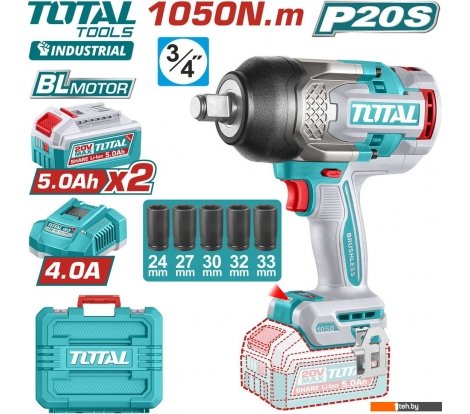  - Шуруповерты, гайковерты, электроотвертки Total TIWLI20105 (с 2-мя АКБ, кейс) - TIWLI20105 (с 2-мя АКБ, кейс)