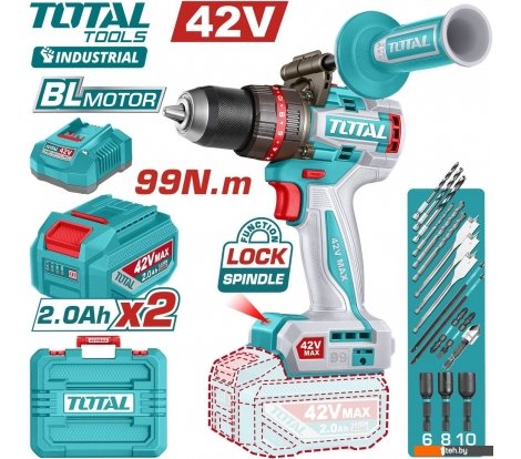 - Шуруповерты, гайковерты, электроотвертки Total TIDLI429982 (с 2-мя АКБ, кейс) - TIDLI429982 (с 2-мя АКБ, кейс)