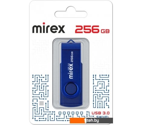  - USB Flash Mirex Color Blade Swivel 3.0 256GB 13600-FM3BS256 - Color Blade Swivel 3.0 256GB 13600-FM3BS256