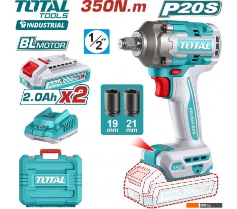 - Шуруповерты, гайковерты, электроотвертки Total TIWLI2035 (с 2-мя АКБ, кейс) - TIWLI2035 (с 2-мя АКБ, кейс)
