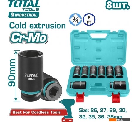  - Биты, головки, насадки, держатели Total THKISD34082L - THKISD34082L