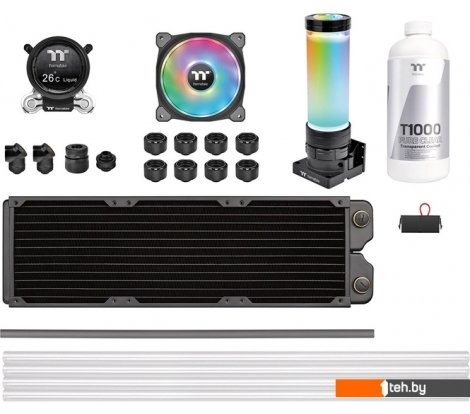  - Системы охлаждения Thermaltake Pacific CLM360 Ultra Hard Tube Liquid Cooling Kit CL-W335-CU12SW-A - Pacific CLM360 Ultra Hard Tube Liquid Cooling Kit CL-W335-CU12SW-A