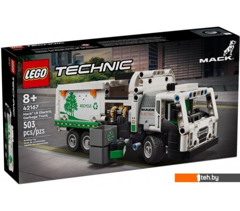  - Конструкторы LEGO Technic 42167 Электрический мусоровоз Mack LR - Technic 42167 Электрический мусоровоз Mack LR