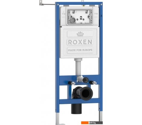  - Инсталляции для унитазов, раковин, биде и писсуаров Roxen StounFix Dual Fresh 710200 с удлиненными креплениями в комплекте и встр. контейнером для гигиенических таблеток (аромадозатор) - StounFix Dual Fresh 710200 с удлиненными креплениями в комплекте и встр. контейнером для гигиенических таблеток (аромадозатор)