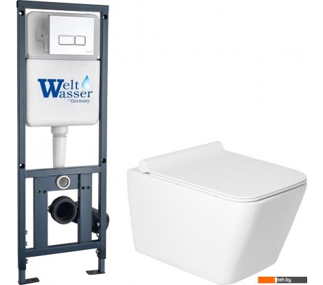  - Унитазы Saniteco KW-9004W в комплекте с инсталляцией + Marberg 410 SE CR + Marberg 410 - KW-9004W в комплекте с инсталляцией + Marberg 410 SE CR + Marberg 410