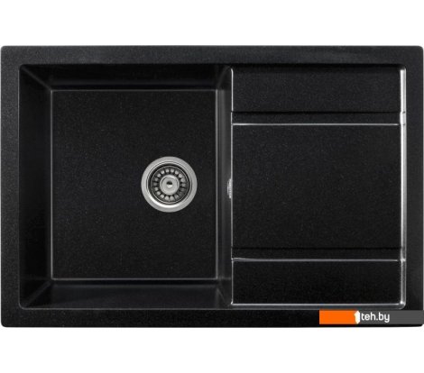  - Кухонные мойки Saniteco Fama (оникс с сифоном) - Fama (оникс с сифоном)