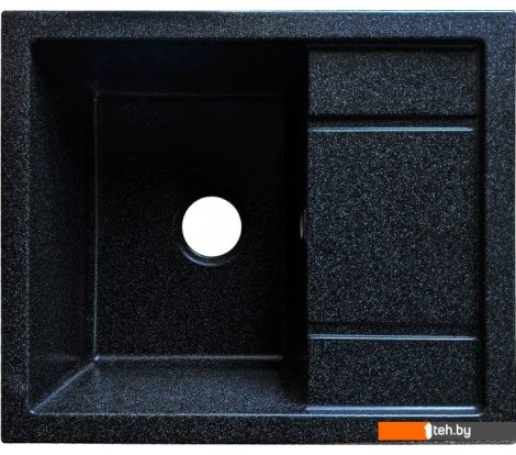  - Кухонные мойки Saniteco Fortis (черный с сифоном) - Fortis (черный с сифоном)