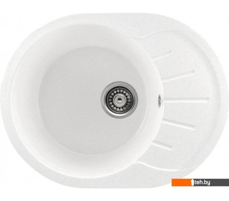  - Кухонные мойки Saniteco Pura (белый с сифоном) - Pura (белый с сифоном)