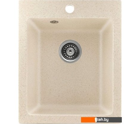  - Кухонные мойки Saniteco Silva (бежевый с сифоном) - Silva (бежевый с сифоном)