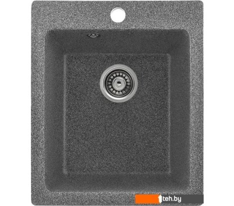  - Кухонные мойки Saniteco Silva (графит с сифоном) - Silva (графит с сифоном)