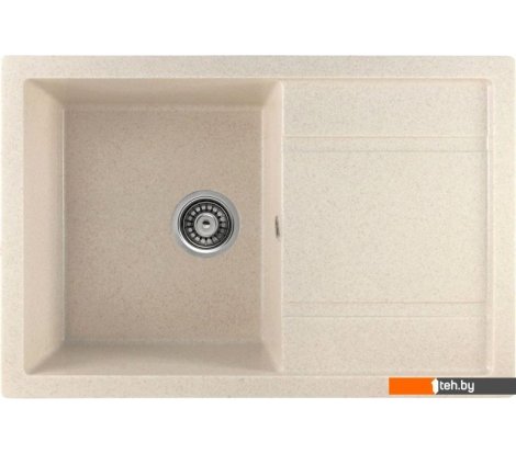  - Кухонные мойки Saniteco Fama (бежевый с сифоном) - Fama (бежевый с сифоном)