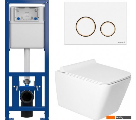  - Унитазы Saniteco KW-9004W в комплекте с инсталляцией + 63535 + S-IN-MZ-LINK_PRO - KW-9004W в комплекте с инсталляцией + 63535 + S-IN-MZ-LINK_PRO