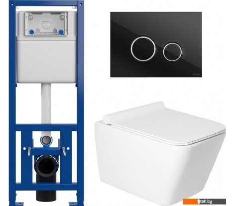  - Унитазы Saniteco KW-9004W в комплекте с инсталляцией + 64117 + S-IN-MZ-LINK_PRO - KW-9004W в комплекте с инсталляцией + 64117 + S-IN-MZ-LINK_PRO