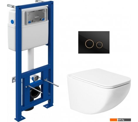  - Унитазы Saniteco KW-99048 + 64117 + S-IN-MZ-LINK_PRO - KW-99048 + 64117 + S-IN-MZ-LINK_PRO