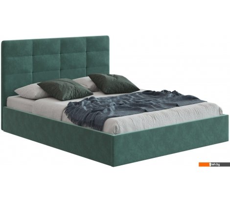  - Кровати НК-Мебель Соната 160x200 72303674 (велюр зеленый/Happy 697) - Соната 160x200 72303674 (велюр зеленый/Happy 697)