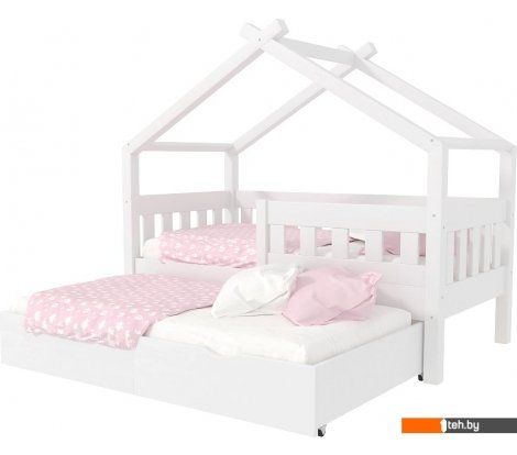  - Кровати ФанДОК 80x160 Ф-141.22 (белый/с ложе) - 80x160 Ф-141.22 (белый/с ложе)