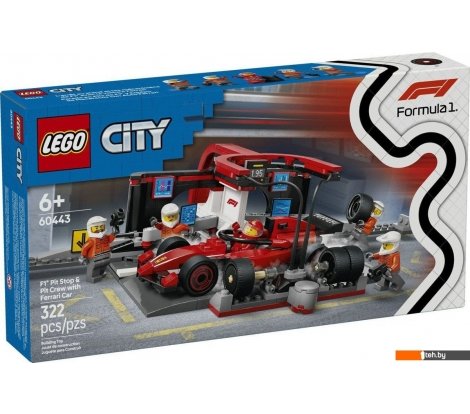  - Конструкторы LEGO City 60443 Пит-стоп F1 с автомобилем Ferrari - City 60443 Пит-стоп F1 с автомобилем Ferrari