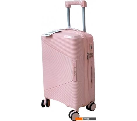  - Чемоданы, сумки-тележки DoubleW 088 (M, пудровый) - 088 (M, пудровый)