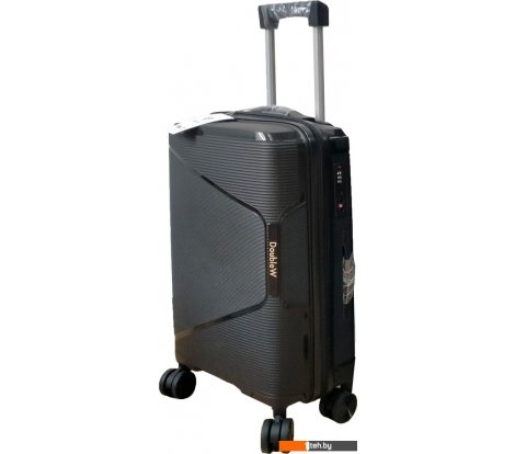  - Чемоданы, сумки-тележки DoubleW 088 (M, черный) - 088 (M, черный)