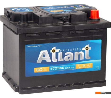  - Автомобильные аккумуляторы ATLANT Blue R+ (60 А·ч) - Blue R+ (60 А·ч)