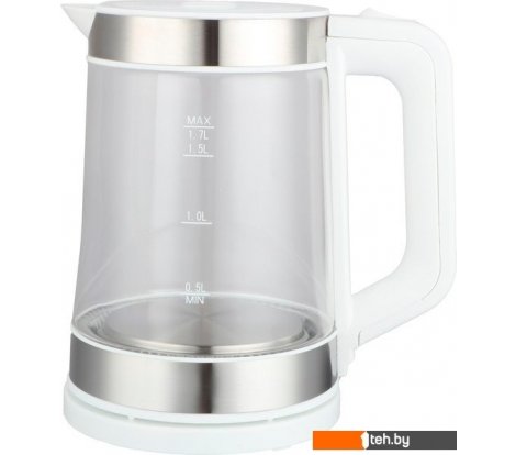  - Электрочайники и термопоты Brevio Glass Kettle BV1706 (белый) - Glass Kettle BV1706 (белый)