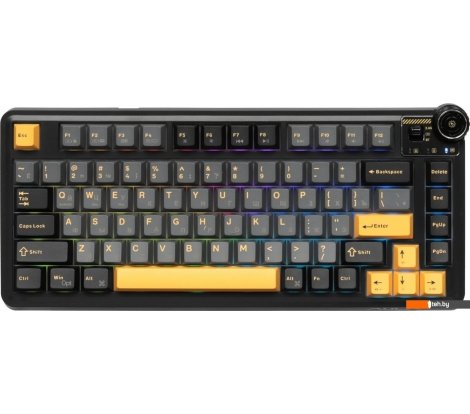  - Клавиатуры AULA AU75 (черный/темно-синий/оранжевый, Leobog Star Vector) - AU75 (черный/темно-синий/оранжевый, Leobog Star Vector)