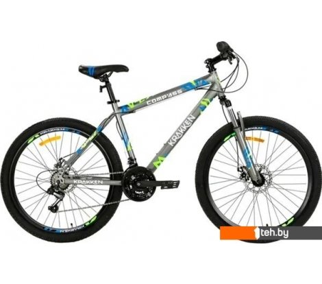  - Велосипеды Krakken Compass р.16 2025 (серый) - Compass р.16 2025 (серый)