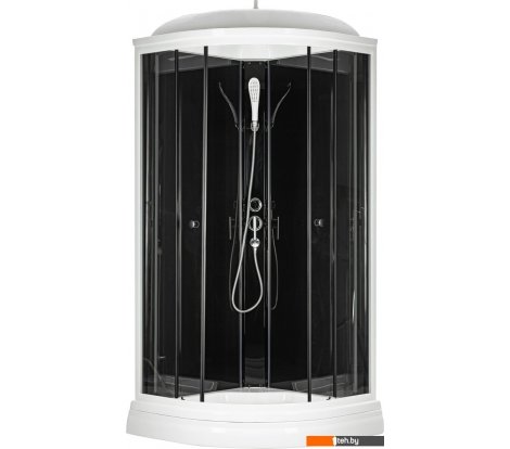  - Душевые кабины Saniteco SNT-90 90х90 (черный/прозрачное стекло) - SNT-90 90х90 (черный/прозрачное стекло)
