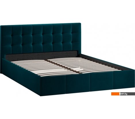  - Кровати Трия Эмма с ПМ 160x200 (велюр Confetti Izumrud) - Эмма с ПМ 160x200 (велюр Confetti Izumrud)