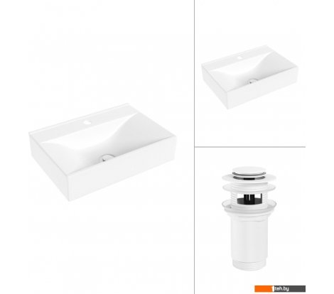  - Умывальники Lauter 21887B + клапан 21190W - 21887B + клапан 21190W