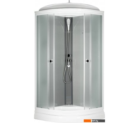  - Душевые кабины Saniteco SNT-86 90х90 (серый/матовое стекло) - SNT-86 90х90 (серый/матовое стекло)