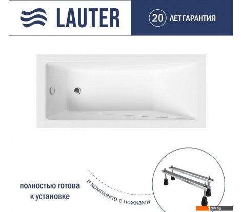  - Ванны Lauter Estelle 160х70 21206060 (с ножками) - Estelle 160х70 21206060 (с ножками)