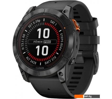  - Умные часы и браслеты Garmin Fenix 7X Pro Solar (сланцево-серый/черный) - Fenix 7X Pro Solar (сланцево-серый/черный)