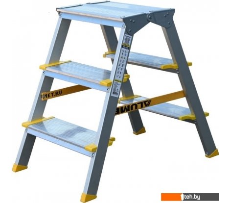  - Лестницы и стремянки Алюмет ASD 5203 (2х3 ступеней) - ASD 5203 (2х3 ступеней)