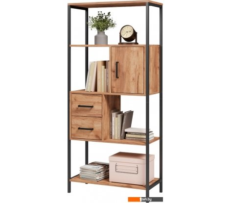  - Полки, стеллажи, системы хранения Mio Tesoro Cool Joy Loft (дуб золотой крафт/черный) - Cool Joy Loft (дуб золотой крафт/черный)