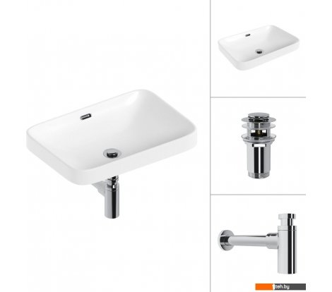  - Умывальники Lauter 21441A + клапан 21190CH + сифон 21635CH (хром) - 21441A + клапан 21190CH + сифон 21635CH (хром)