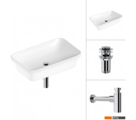  - Умывальники Lauter 21370 + клапан 21190CH + сифон 21635CH (хром) - 21370 + клапан 21190CH + сифон 21635CH (хром)