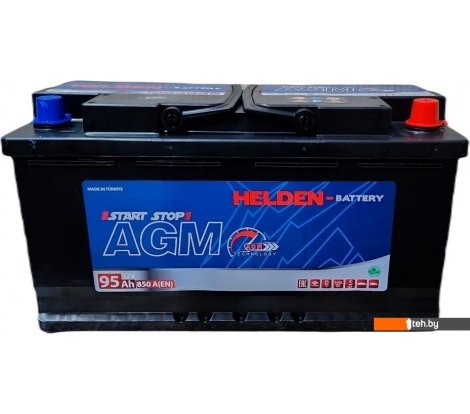  - Автомобильные аккумуляторы Helden AGM R+ (95 А·ч) - AGM R+ (95 А·ч)
