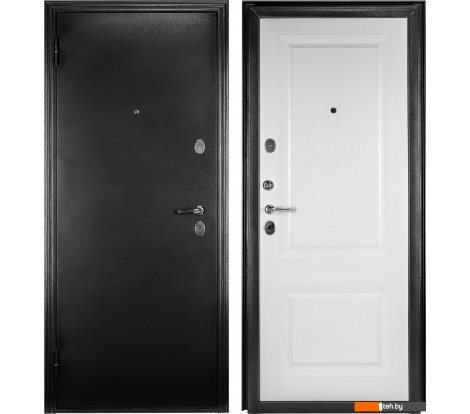  - Металлические двери Guard Классика MG60 97х205 левая (черное серебро/белый ясень) - Классика MG60 97х205 левая (черное серебро/белый ясень)